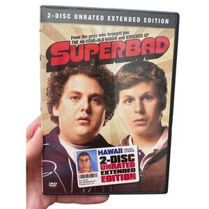 Superbad DVD Movie Michael Cera Jonah Hill Seth Rogen